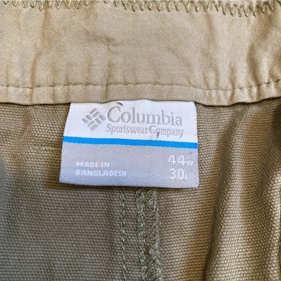 Columbia Sportswear Hiking‎ Pants AM8066 Khaki Men's Size 44W x 30L - Picture 4 of 10